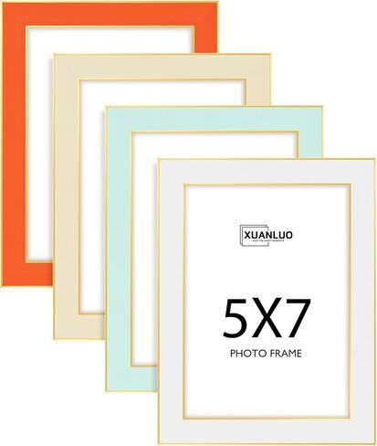 XUANLUO 8x10 Inch Picture Frames Vintage Baroque Style Gold Photo Frame with HD Glass Front Antiqued Wall Mount or Tabletop Display in Saudi Arabia