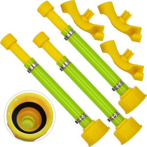 2 PCS 10'' Gas Can Spout Replacement Compatible with Midwest Scepter Gas Cans Fit for 1/2/5/10 Gallon Fuel Jugs with 1-3/4" Openings 1.75"-1.8" Threads Mouth, Anti-Spill Gas Can Nozzle in Saudi Arabia