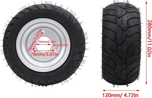 مجموعة إطارات وعجلات 13x5 00 6 13 5 00 6 مع مجموعة عجلات وعربة رباعية للطرق الوعرة وعمر جزازة الدراجة بينما إطارات Perfo 13x5 00 13 5 00 وتجميع العجلات ATV in Kuwait