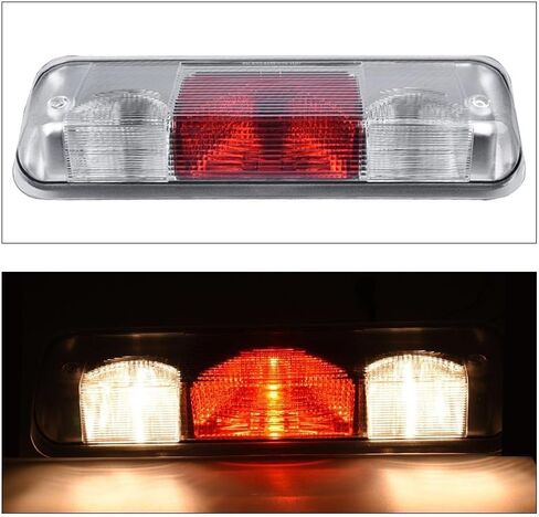 ALLGOOD LED Bar 3rd Third Brake Light Compatible with Truck Cap Topper Leer Are Century High Mount Rear Stop Light Cargo Lamp Clear Lens Black Housing in Kuwait