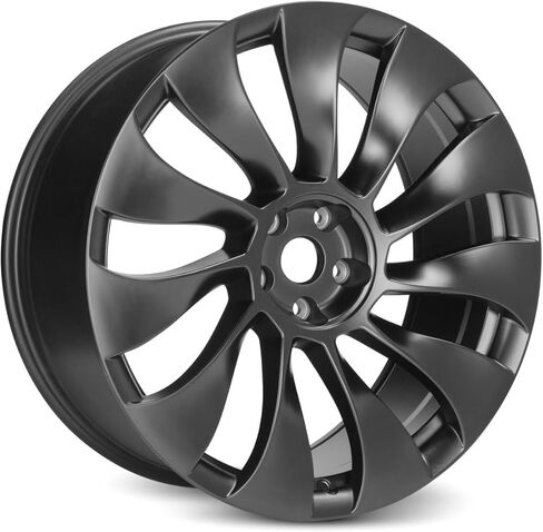 For 2020-2024 Tesla Model Y Rear 21 Inch Powder-Coated Charcoal Alloy Rim - OEM Direct Replacement - Road Ready SUV Wheel in Kuwait
