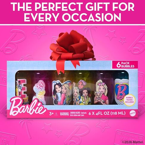 مجموعة حلول الفقاعات من Barbie™ المكونة من 6 قطع in Kuwait