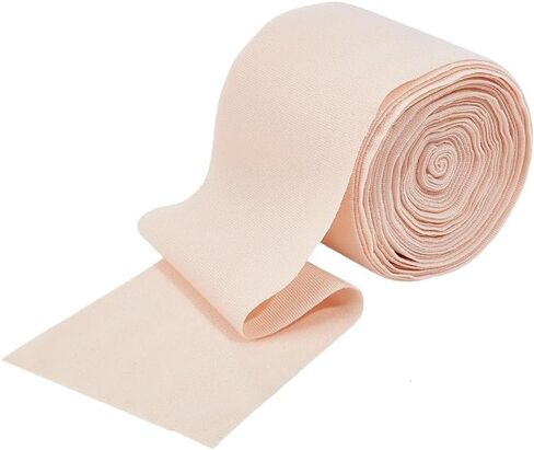 BENECREAT 22Yardsx4inch Blanket Binding Tape, Single Faced Ribbon, Glossy Polyester Trim for Sewing, Quilting, Wedding Decor, Crafts, and Fabric Projects (White) in Kuwait