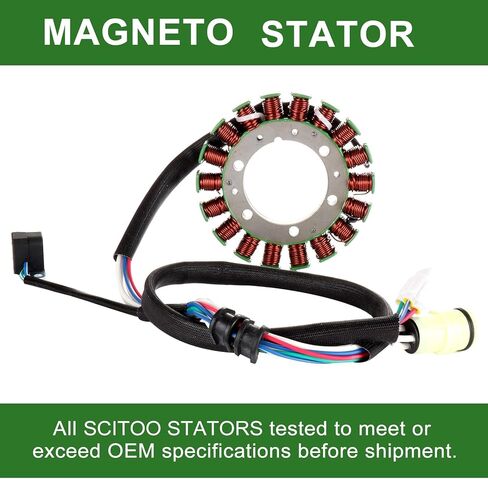 SCITOO 5NF-81410-00-00 Magneto Stator 2000-2012 for Yamaha Big Bear 400 2004-2013 for Yamaha Raptor 350 2002-2004 for Yamaha Warrior 350 in Kuwait