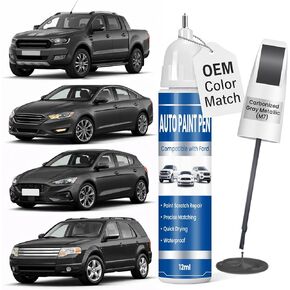 طلاء أكسفورد أبيض (YZ/Z1/M6887) للسيارات، متوافق مع Ford F-150/Explorer/Escape، قلم إصلاح خدوش السيارة 2 في 1، لون دقيق، سريع الجفاف، يدوم طويلاً in Kuwait