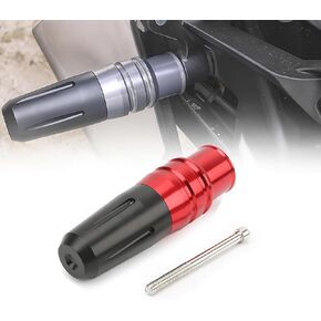 2 Pack Motorcycle Frame Sliders for Yamaha FJ 09 2015 2016 2017 2018, CNC Aluminum Universal Drop Guards, Motorcycle Frame Protectors for Body & Fairing Protection,C Red in Saudi Arabia