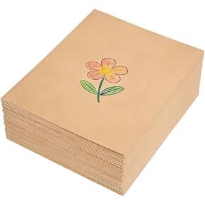 200 Sheets Drawing Paper 12"x 12"Brown Art Construction Paper for Sketching Origami Craft Project in Kuwait