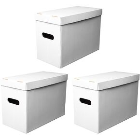 NUMINA Comic Book Boxes – 3 Pack Short Boxes | Fits 150–175 Comics | Comic Book Storage Organizer for Silver & Current Age | Durable Stackable Cardboard Box in Saudi Arabia