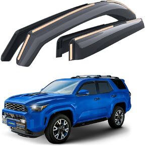 Goodyear Shatterproof in-Channel Window Deflectors for Ford Explorer 2020-2024, Rain Guards, Window Visors for Cars, Vent Deflector, Car Accessories, 4 pcs - GY008030 in Saudi Arabia
