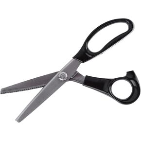 RoundTriangle Edge Pinking Shears Stainless Steel Blades 3/5/7mm for Professional Dressmaking, 23cm Length, Ideal for Sewing Enthusiasts (7mm) in Saudi Arabia