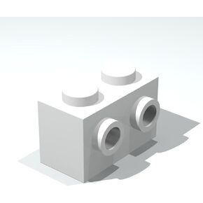Classic Building Brick Bulk, Brick, Modified 1x2 with Studs on 1 Side, 200 Piece, Compatible with Lego Parts and Pieces:(Color:Green) in Kuwait