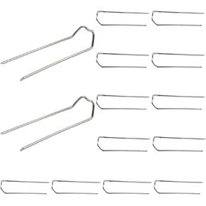 100Pcs Floral Pins for Crafts - 1.7 Inch Length, Flower U Pins U Shaped Greening Plant Pin Staples for Foam Bouquet DIY Arrangements Sewing in Kuwait