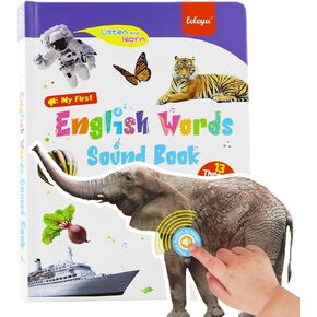 كتاب صوتي للكلمات الإنجليزية للأطفال الصغار 3-6 | 470+ لعبة تعلم الكلمات والصوتيات | التحدث والتهجئة التفاعلية مع الأصوات والصور | 21 موضوعًا | 2026 هدية تعليمية in Kuwait
