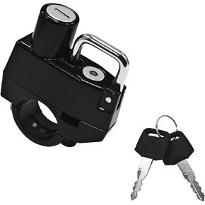 Motorcycle Helmet Lock, Anti-Theft Helmet Security Lock Motorcycle Holder Hook with 2 Keys, Aluminum Alloy Tamper-Proof Handlebar Safety Locks Accessories for Motorbike Scooter Street Bike in Kuwait