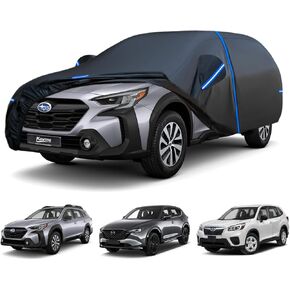غطاء سيارة Kayme SUV مناسب خصيصًا لسيارة Chevychevrolet Equinox، وJeep Cherokee، وGMC Terrain، مقاوم للرياح مطور ومقاوم للماء بنسبة 100%، غطاء خارجي كامل مقاوم للثلج مع سحاب باب ومنشفة. in Kuwait
