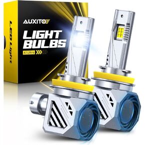 مصابيح AUXITO H4 9003، مصابيح إضاءة HB2 أكثر سطوعًا بنسبة 900%، التوصيل والتشغيل، عمر طويل، بدون وميض، توافق 99%، قطعتان in Kuwait
