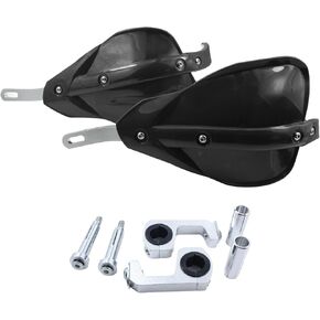 Universal Motorcycle Handlebar Protection Hand Guards Handguards Handle Protector Protective Gear 7/8" 22mm and 1 1/8" 28mm with Mounting Kits for Dirt Pit Bike Off Road Motocross ATV (Black) in Kuwait
