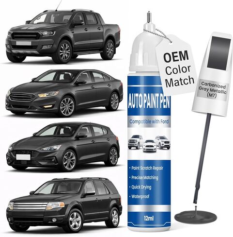 Oxford White (YZ/Z1/M6887) Touch Up Paint for Cars, Compatible with Ford F-150/Explorer/Escape, 2-in-1 Car Scratch Repair Pen, Color Accurate, Quick Dry, Long-Lasting in Kuwait