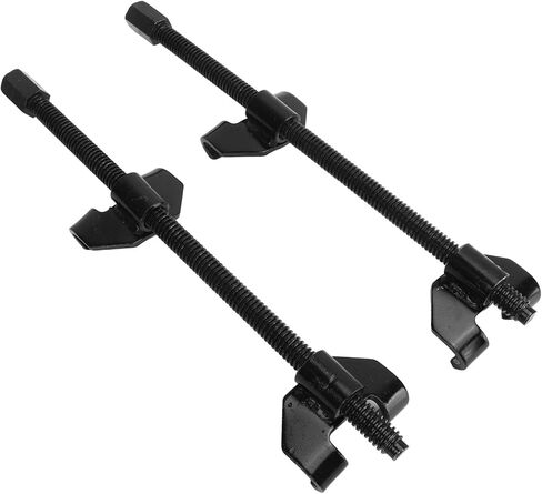 2Pcs Coil Spring Compressor Tool, High Carbon Steel Strut Spring Compression Tool with 2 Welded Compressors, for Shock Absorber Set Struts in Kuwait