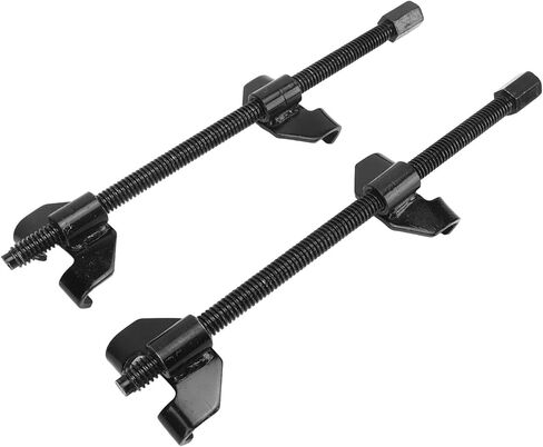 2Pcs Coil Spring Compressor Tool, High Carbon Steel Strut Spring Compression Tool with 2 Welded Compressors, for Shock Absorber Set Struts in Kuwait