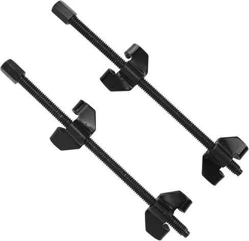 2Pcs Coil Spring Compressor Tool, High Carbon Steel Strut Spring Compression Tool with 2 Welded Compressors, for Shock Absorber Set Struts in Kuwait