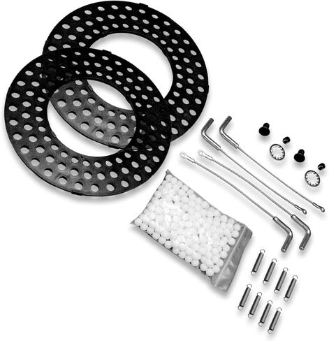 Heavy Duty Truck Alignment Rack Turn Plate/Table Repair Kit with Stainless Steel Hardware with Lock Pins - Fits 18" x 18" Turnplates - 41-11-HD in Kuwait