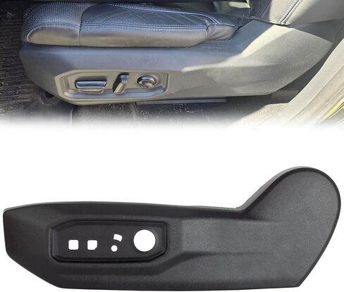 Driver Seat Trim Panel Compatible with 2022-2026 Toyota Tundra Sequoia Left Side Seat Track Cover Recline Cushion Shield Without Lumbar Support Replaces 71812-0C241-C0 71812-0C242-C0 in Kuwait