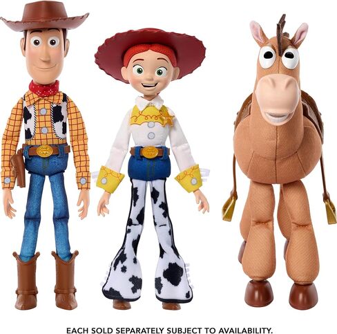 Mattel Disney and Pixar Toy Story 5 Figures, Ragdoll Edition Playscale 7 Inch Assortment, Movie Accurate Soft Collectable Figures in Kuwait