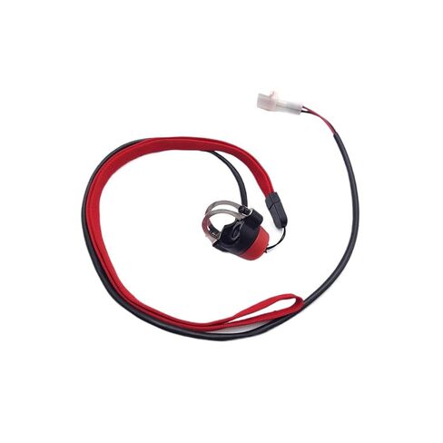 Motorcycle Engine Kill Switch with Magnetic Cap and Wrist Strap for Quick On/Off Control(Black) in Kuwait