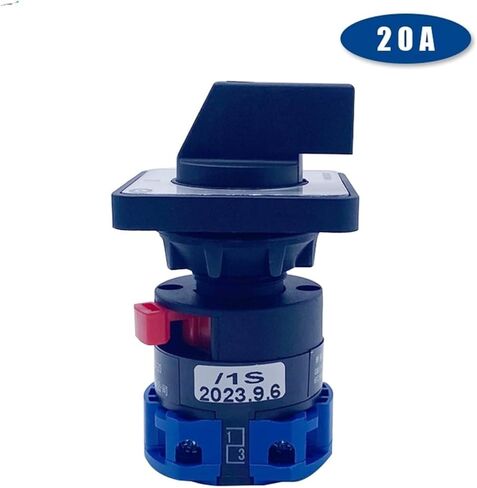 22mm Off-ON 20A 220V Single Hole Power Supply Cut Off Stop Start Two Positions 1 Pole YMW26-20/1S LW26 LW28 in Kuwait