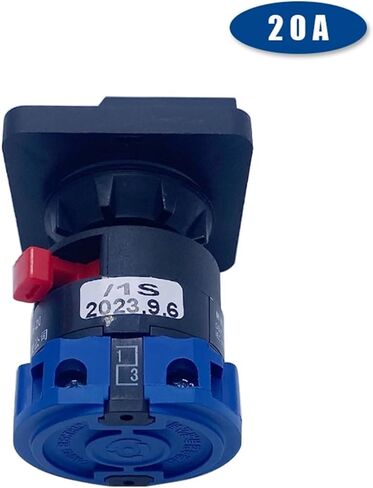 22mm Off-ON 20A 220V Single Hole Power Supply Cut Off Stop Start Two Positions 1 Pole YMW26-20/1S LW26 LW28 in Kuwait
