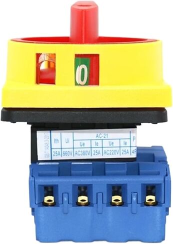 1PCS SZD11-25/400010 ON OFF 25A 4P Power Cut Off Changeover Disconnect Load break Isolator Switch With Padlock Panel in Kuwait