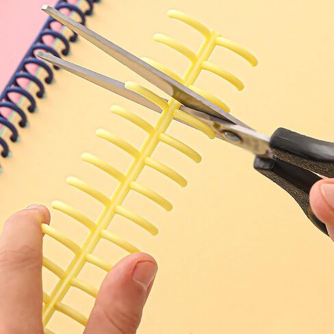 10 Pcs Plastic Binding Spines Coil 30 Ring Binding Combs Loose Leaf Binder Album Rings Notebook Document Binder Combs 30 Holes Spiral Binding Coil for File Making in Kuwait