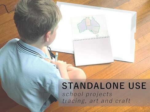 Toddle Way LED Light Pad Compatible with IKEA Flisat Table. Use standalone or as a Flisat Table Insert. 3 Light Levels for tracing, Arts Crafts, Montessori Waldorf Reggio Light Sensory Play for Kids in Kuwait