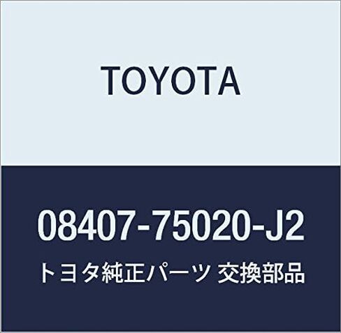 TOYOTA (toyota) Genuine Parts nanba-hure-muhuronto・riyasetto Part No 08407 – 75020 – J2 in Kuwait