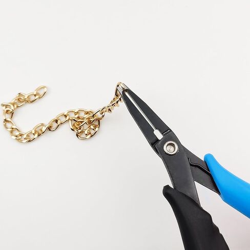 كماشة مؤرضة للمجوهرات الدائمة، تحكم دقيق بطول 3 أقدام يطلق العنان لدقة لا مثيل لها في لحام السلسلة الدقيقة، مقاس 3 أقدام باللون الأزرق in Kuwait