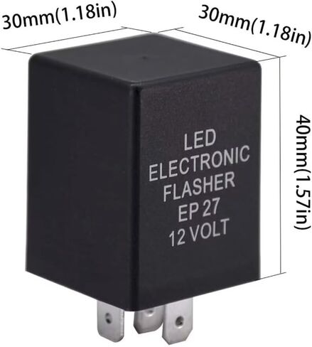 Xspeedonline 5-Pin LED Flasher Relay Fix Turn Signal Blinker Issue EP27 FL27 Fit for 2010 Ford Crown Victoria Police Interceptor Sedan 4-Door 4.6L 281Cu. In. V8 GAS SOHC Naturally Aspirated in Kuwait