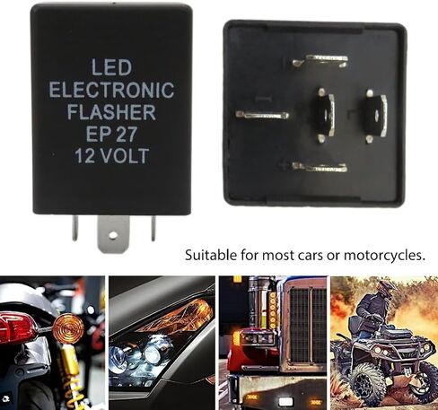 Xspeedonline 5-Pin LED Flasher Relay Fix Turn Signal Blinker Issue EP27 FL27 Fit for 2010 Ford Crown Victoria Police Interceptor Sedan 4-Door 4.6L 281Cu. In. V8 GAS SOHC Naturally Aspirated in Kuwait