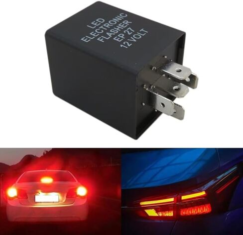 Xspeedonline 5-Pin LED Flasher Relay Fix Turn Signal Blinker Issue EP27 FL27 Fit for 2010 Ford Crown Victoria Police Interceptor Sedan 4-Door 4.6L 281Cu. In. V8 GAS SOHC Naturally Aspirated in Kuwait