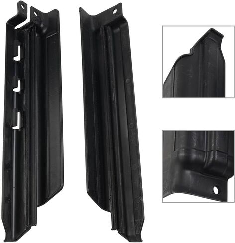 Chcury1 Black Front Fork Slider Guards Protection Cover Replacement Fork Guard Protector For Kawasaki KDX250 KDX200 KLX250 KLX650 KLX300R in Kuwait
