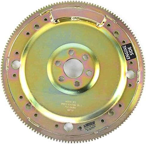 JEGS للخدمة الشاقة SFI 29.1 لوحة مرنة | يناسب محركات Ford 302 5.0 L ذات الكتلة الصغيرة 1982-1995 | 157- سن | متوازن خارجيا | وزن العداد 50 أونصة | 10.5 بوصة نمط الترباس | كرومولي ستيل in Kuwait