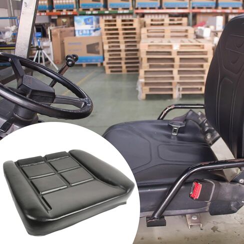 Amagogo Forklift Seat Cushion Universal PU Leather Tractor Seat Pad for Loader Farming Machinery Mower Engineering Vehicle, 43cmx40cm in Kuwait