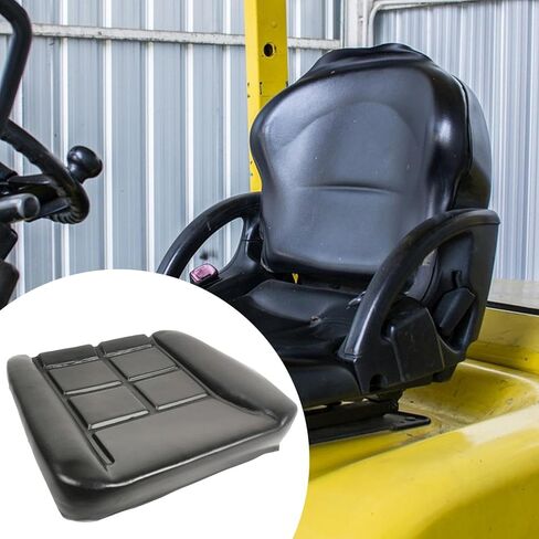 Amagogo Forklift Seat Cushion Universal PU Leather Tractor Seat Pad for Loader Farming Machinery Mower Engineering Vehicle, 43cmx40cm in Kuwait