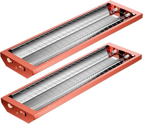 2PCS 2000W مصباح الخبز علاج الطلاء بالأشعة تحت الحمراء، مصابيح التدفئة بالأشعة تحت الحمراء للسيارات 110V لأكشاك الطلاء المهنية، إضاءة سخان سريع الجفاف لإصلاح جسم السيارة، طلاء الرش المحلي in Kuwait
