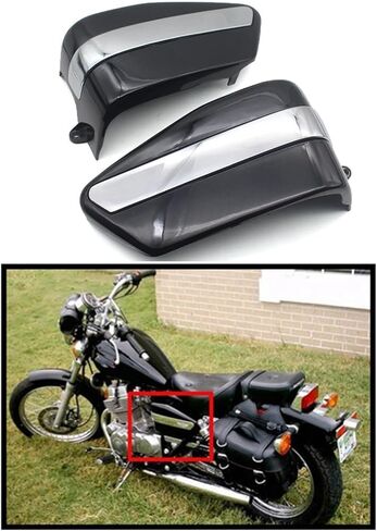 Motorcycle Side Fairing 2Pcs Left & Right Motorcycle Covers Two Sides Fairing Replacement Fit for Rebel CMX250 CA250 1995-2002 2003-2005 in Kuwait