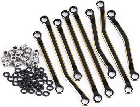 LGS مجموعة وصلات التخليص العالية لـ TRX4M High Trail K10 F150 ربط طلاء النحاس Tra-xxas 1/18 RC الزاحف ديدبولت لينك ترقية أجزاء in Kuwait