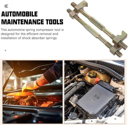 Hemobllo Heavy Duty Suspension Spring Compressor Tool with Safety Bracket, Manual Coil Spring Compressor for Car and Truck Shock Absorber Removal and Installation in Kuwait