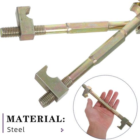 OUNONA 2pcs Coil Spring Compressor Tool Auto Parts Suspension Strut Spring Removal Installer Hand Tool for Vehicle Maintenance and Shock Absorber Repair in Kuwait