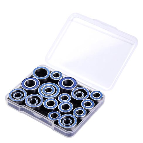 Blue Rubber Sealed Precision Ball Bearings Kit for Slash 4X4 4WD VXL Upgrades Replace in Kuwait