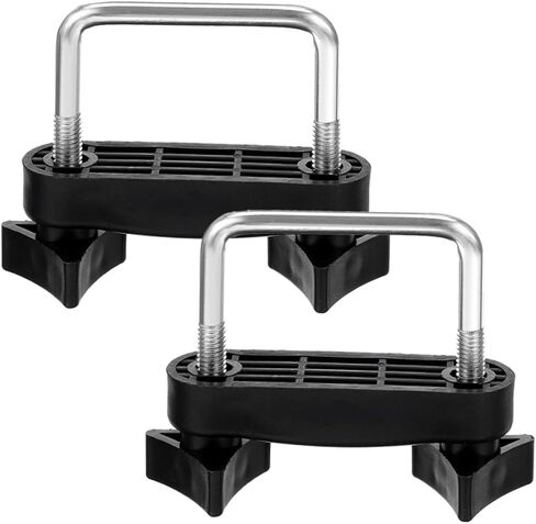 2pcs Roof Mount Bracket High-Strength Cargo Carrier u Clamps for Roof Racks Easy Installation and Aerodynamic Design for Suvs and Trucks in Kuwait